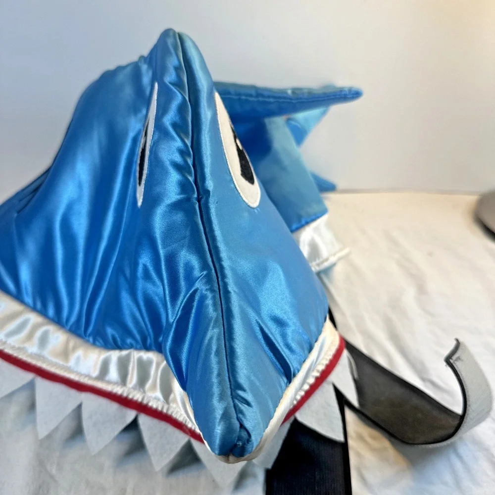 Blue Baby Shark Dog Halloween Costume L Blue Large Canine EUC*